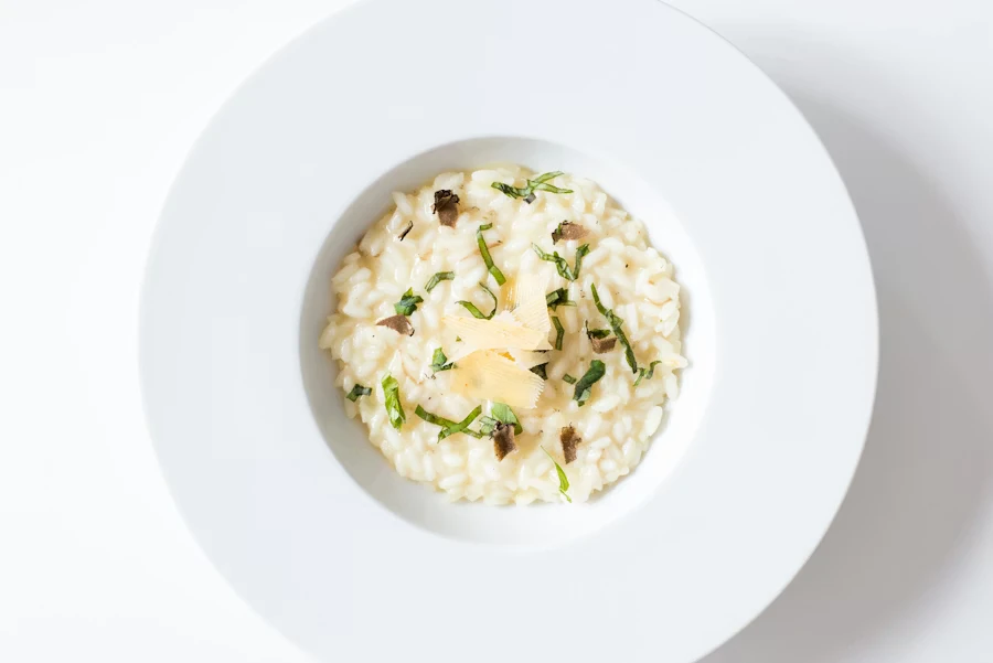 Creamy mushroom risotto